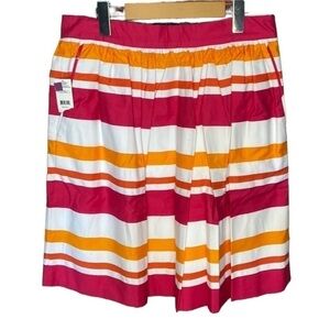 LORD & Taylor Mini Colourful Summer Spring Skirt with Pockets Size 10 NWT